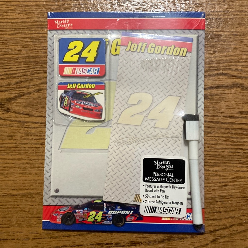 Vtg NASCAR Jeff Gordon Personal Message Center